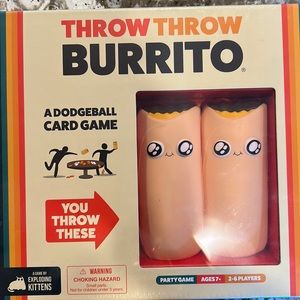 Throw Throw Burrito dodgeball card game NEW/SEALED